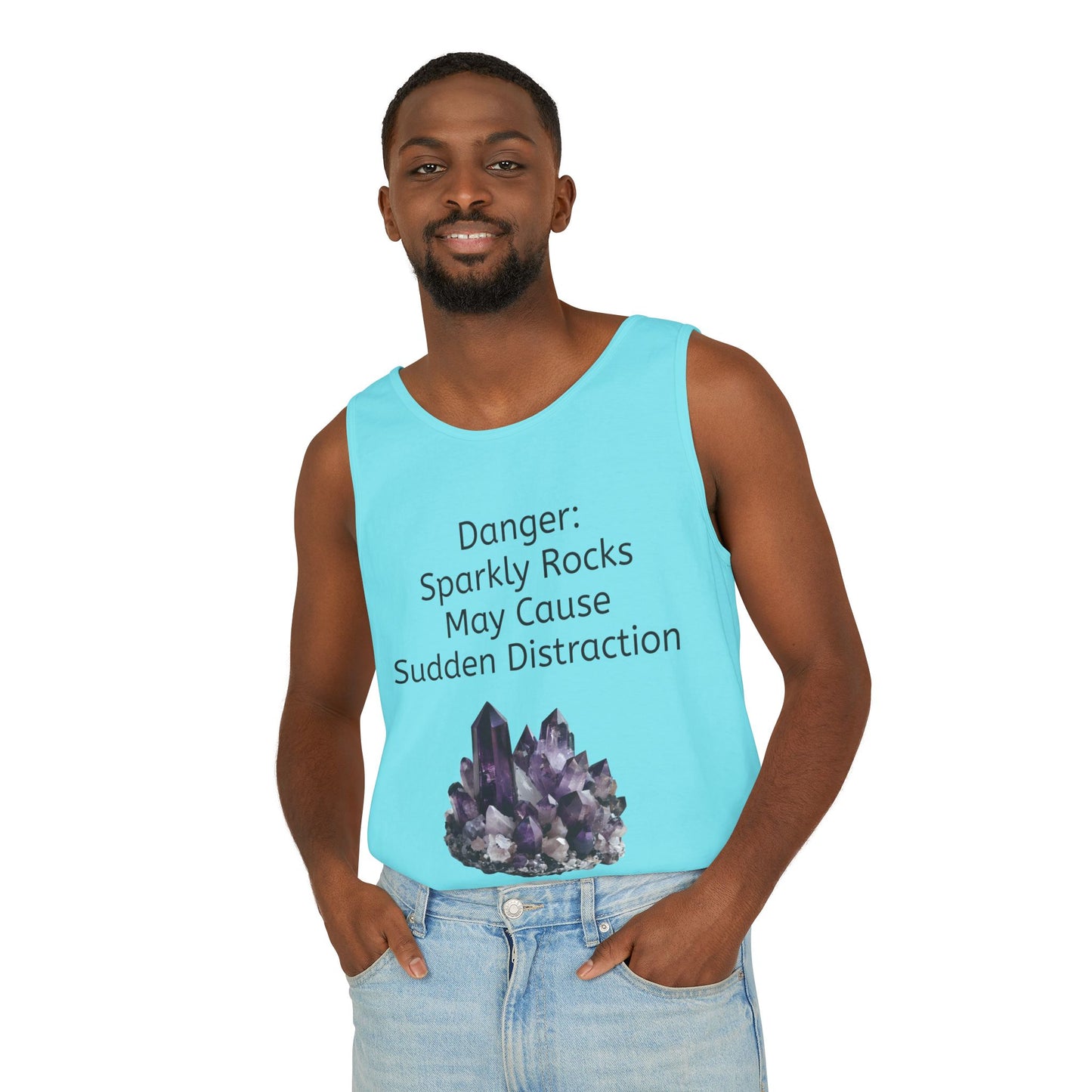 Simba's Sparkly Rocks May Cause Sudden Distraction Tank Shirt
