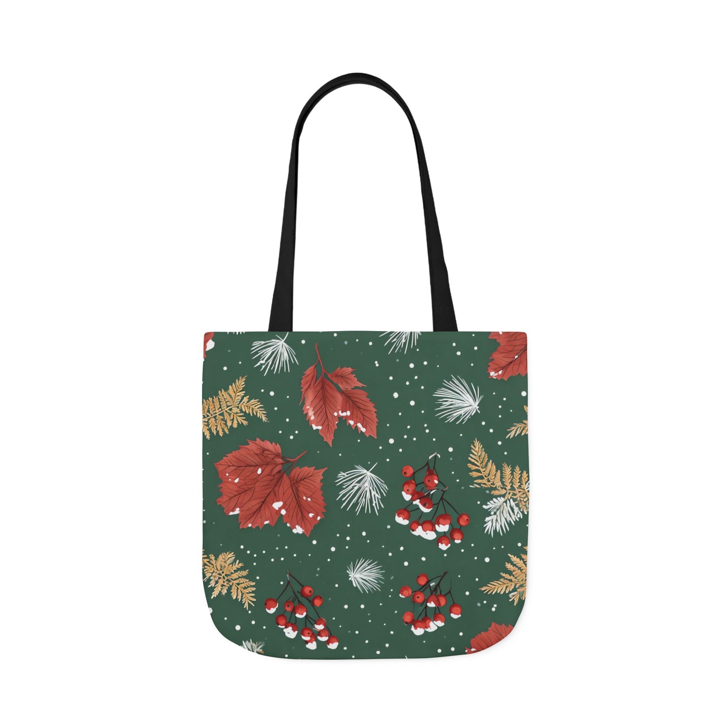 Holly's Holiday Floral Tote Bag