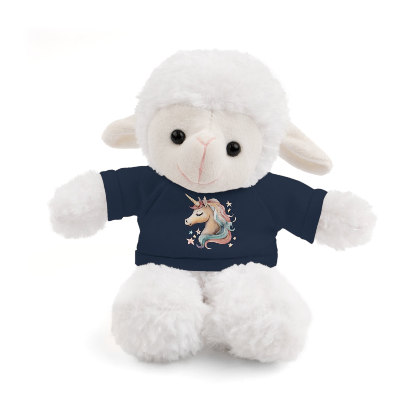 Unicorn on Tee Plush Animals