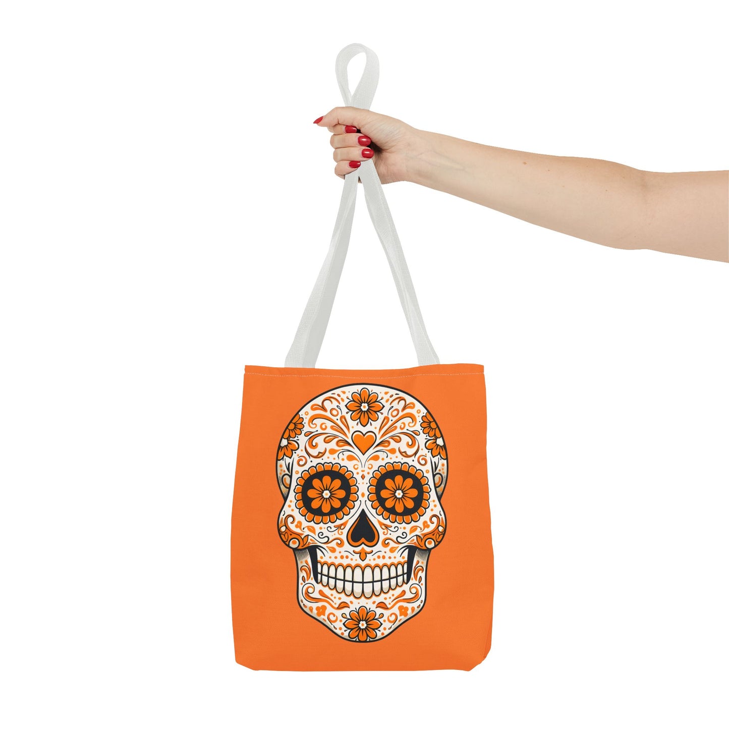 Odin's Orange Sugar Skull Tote Bag