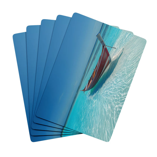Tropical Boat Playing Cards