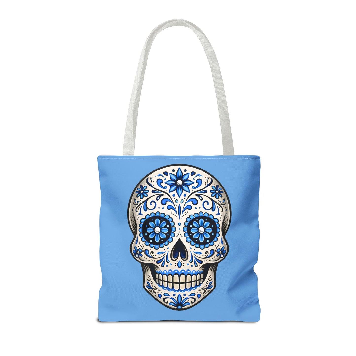 Brenda's Blue Sugar Skull Tote Bag