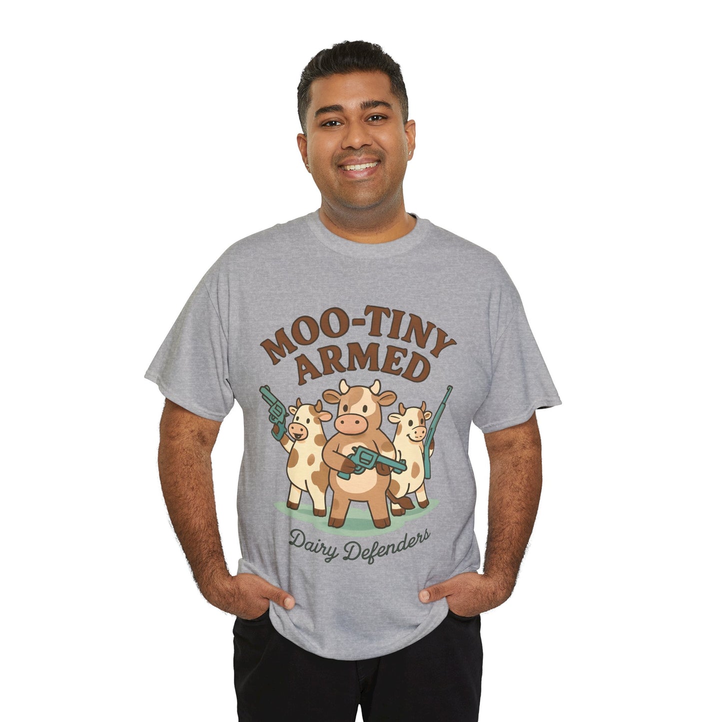 Mason's Moo-tiny Armed Dairy Defenders Adult Shirt