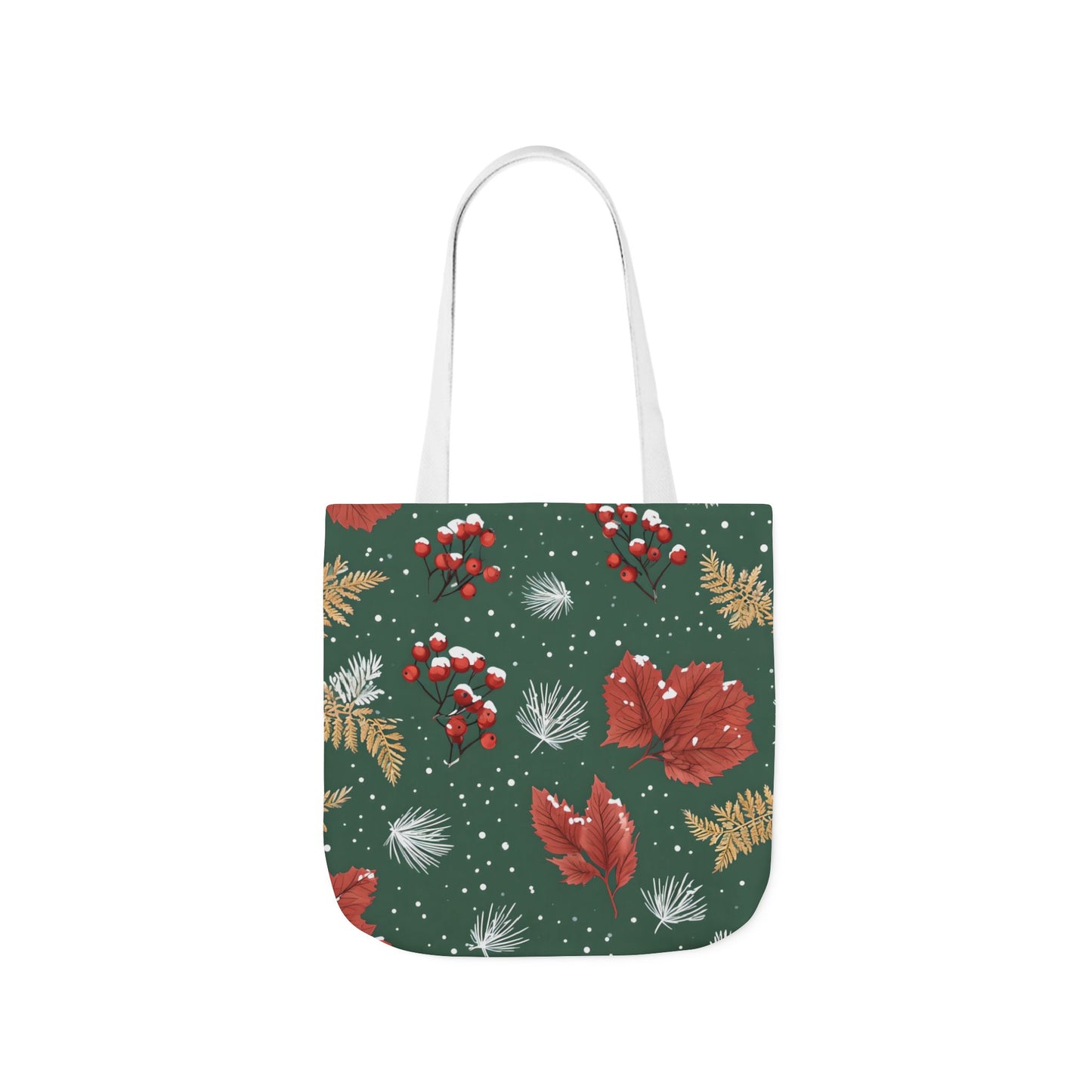 Holly's Holiday Floral Tote Bag