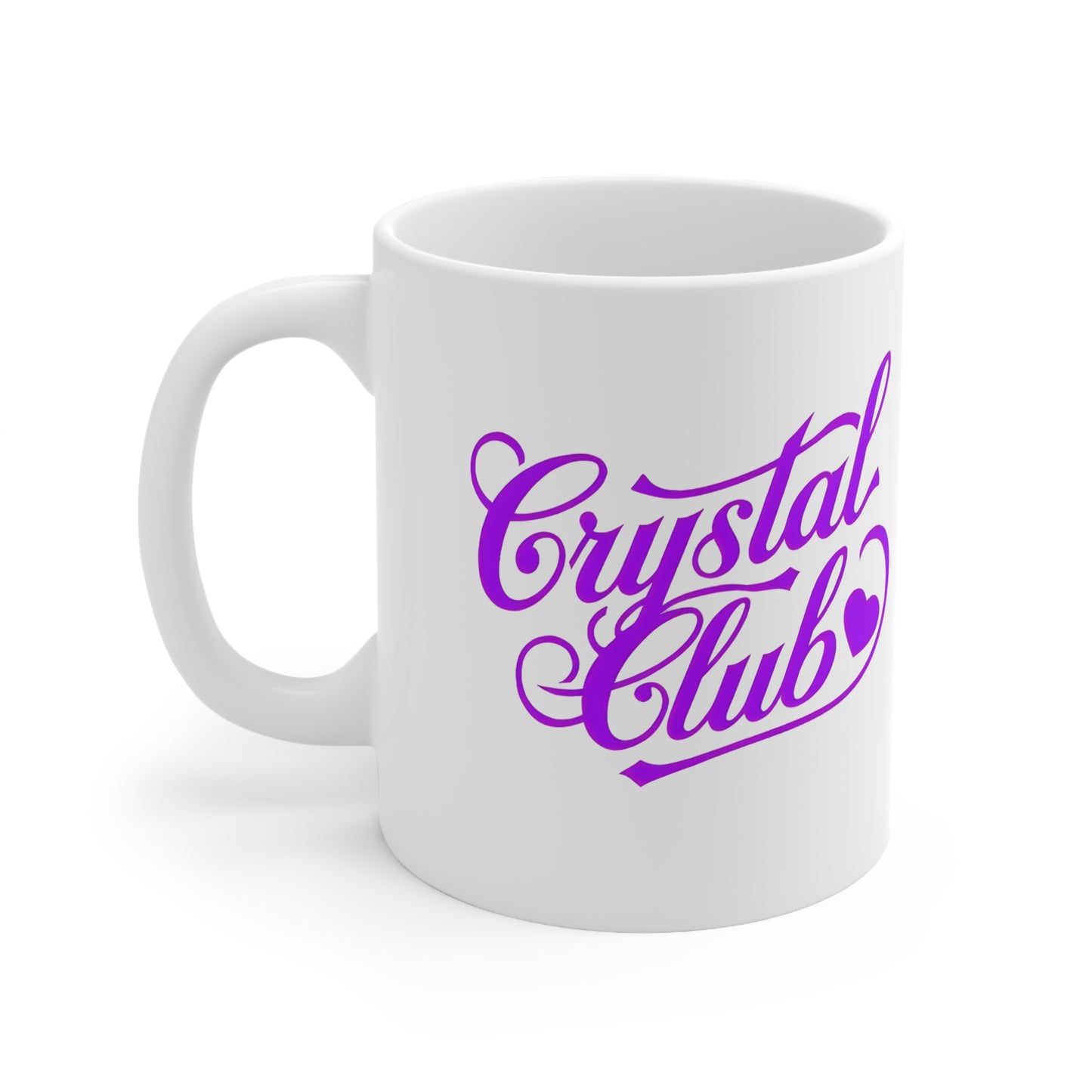 Purple Crystal Club Ceramic Mug, Coffee Cup