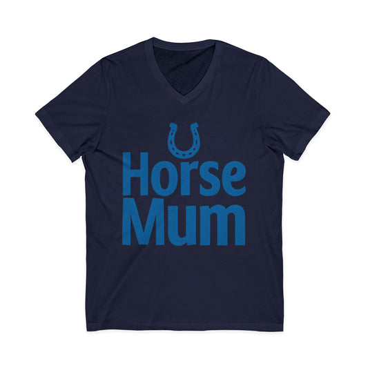 Harley's Horse Mum V-Neck Adult Shirt