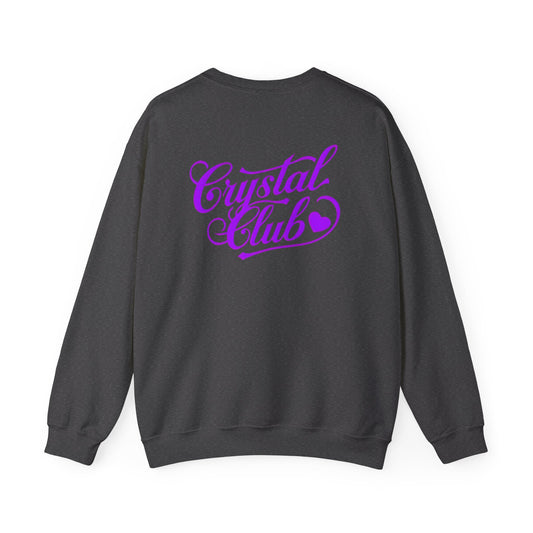 Purple Crystal Club Adult Sweatshirt - Crewneck