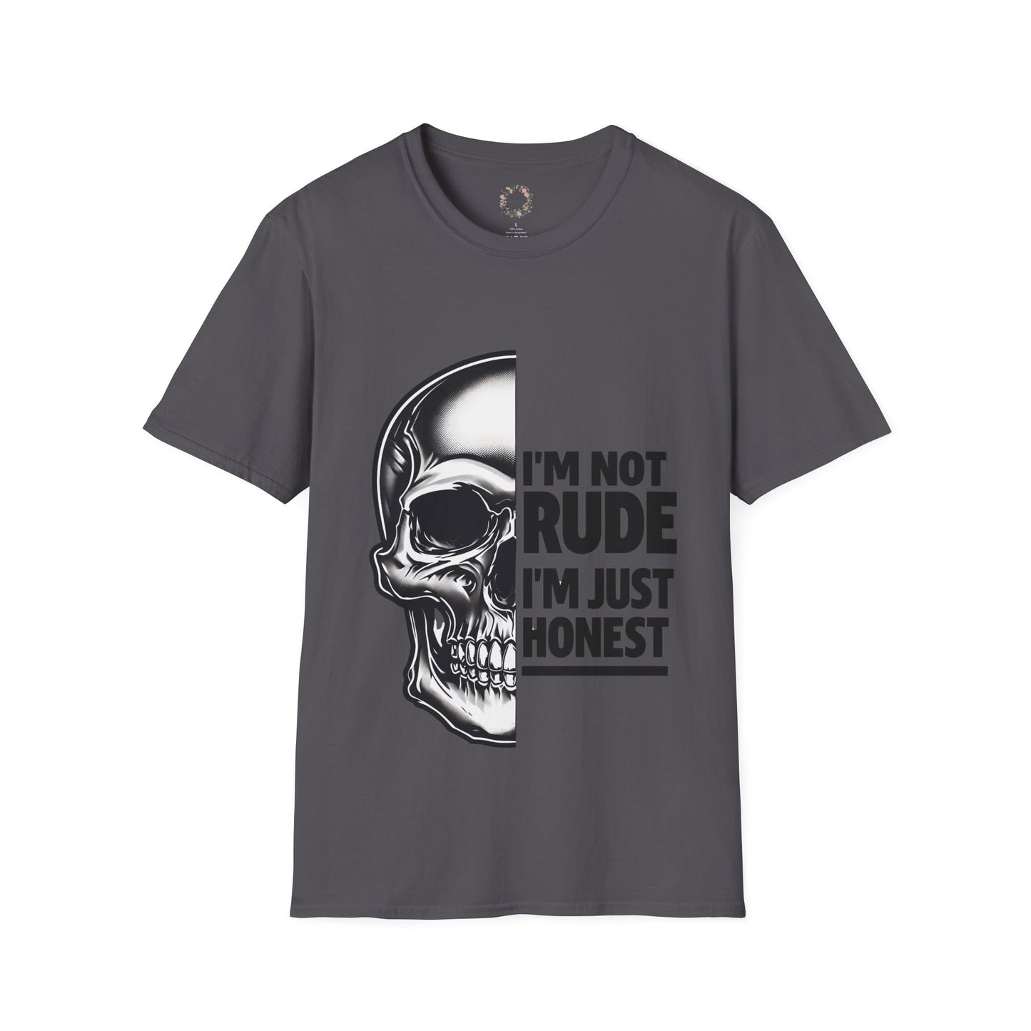 Rod's Rude Skull Graphic Adult Shirt