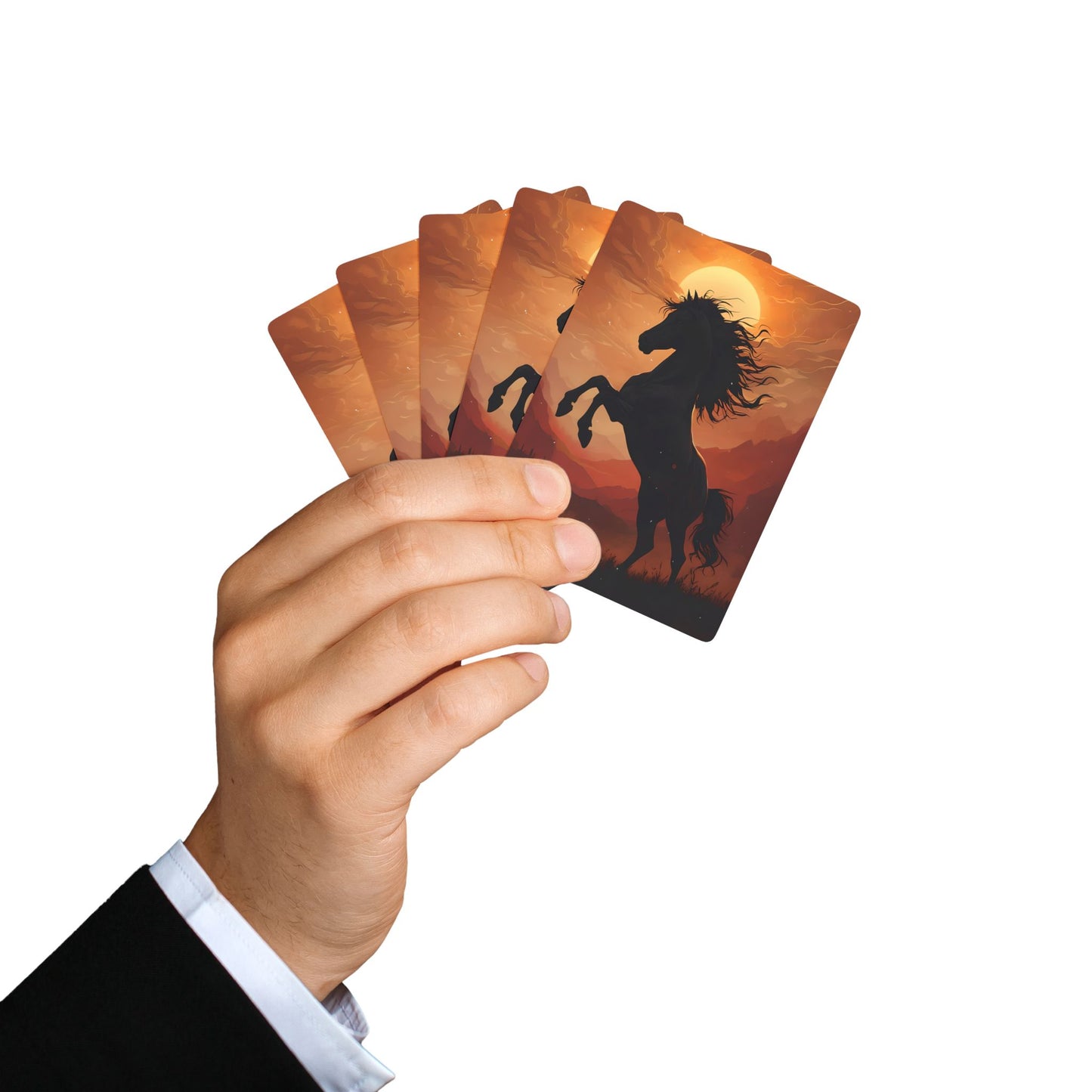 Vintage Wild Horse Playing Cards