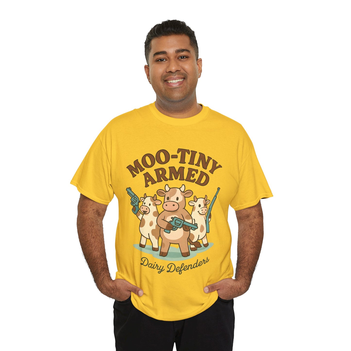 Mason's Moo-tiny Armed Dairy Defenders Adult Shirt