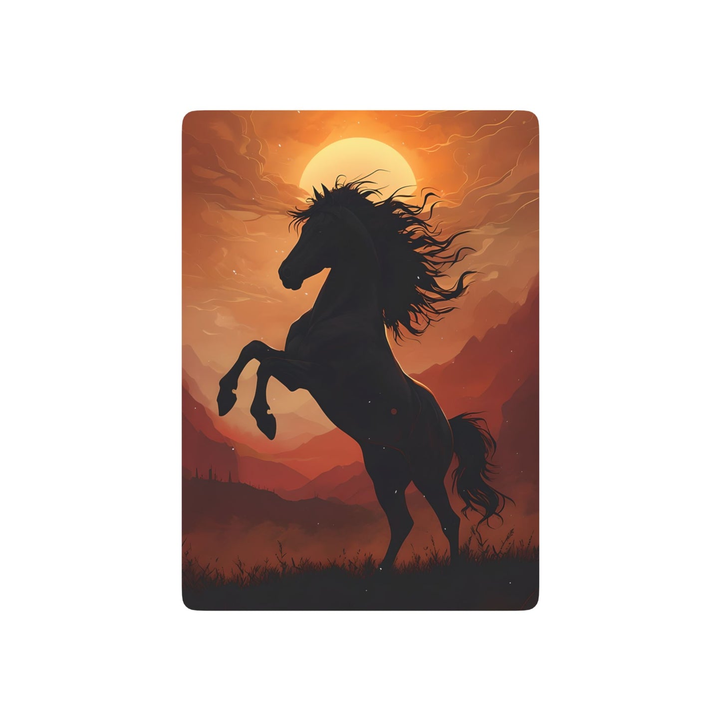 Vintage Wild Horse Playing Cards
