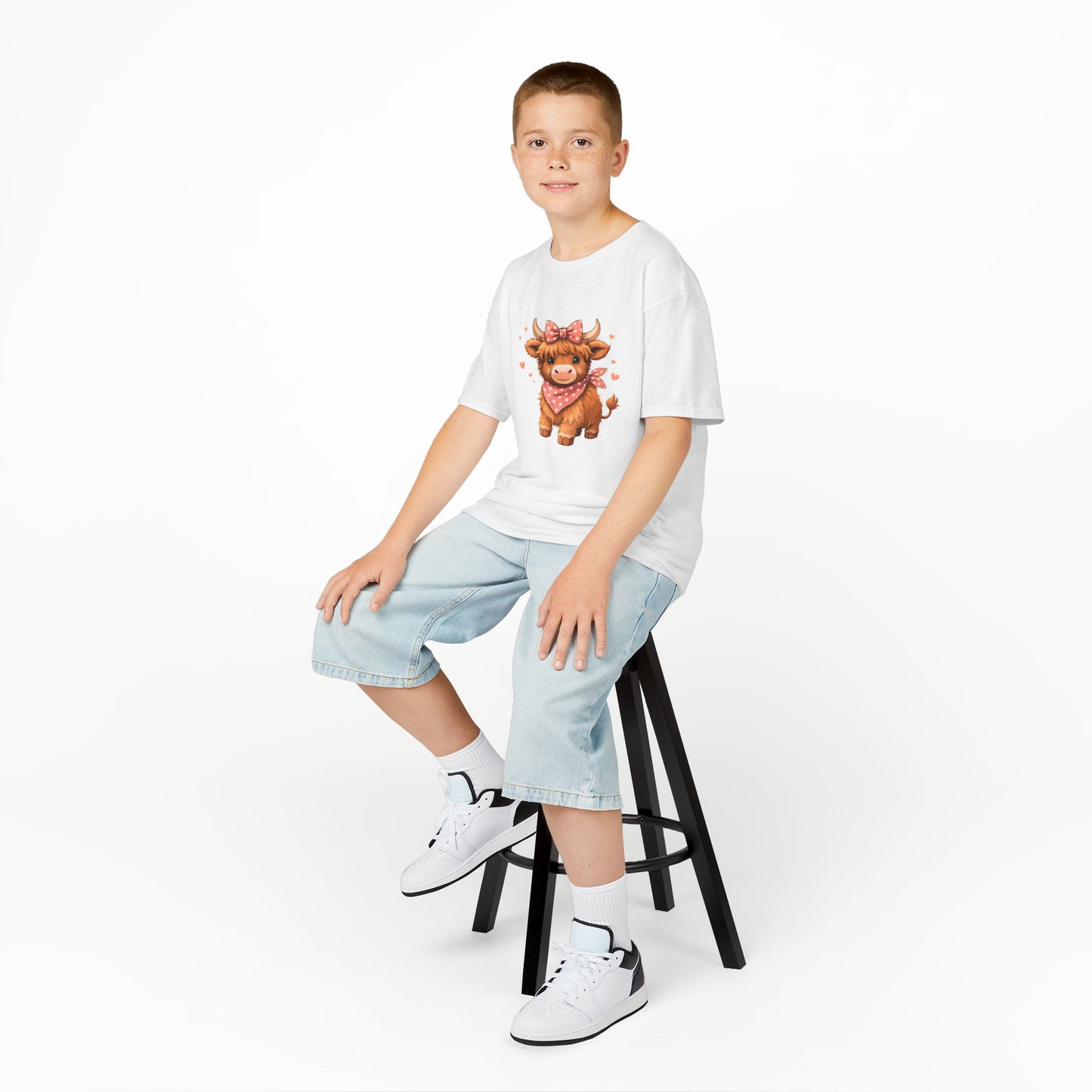 Harley's Highland Cow Youth Top