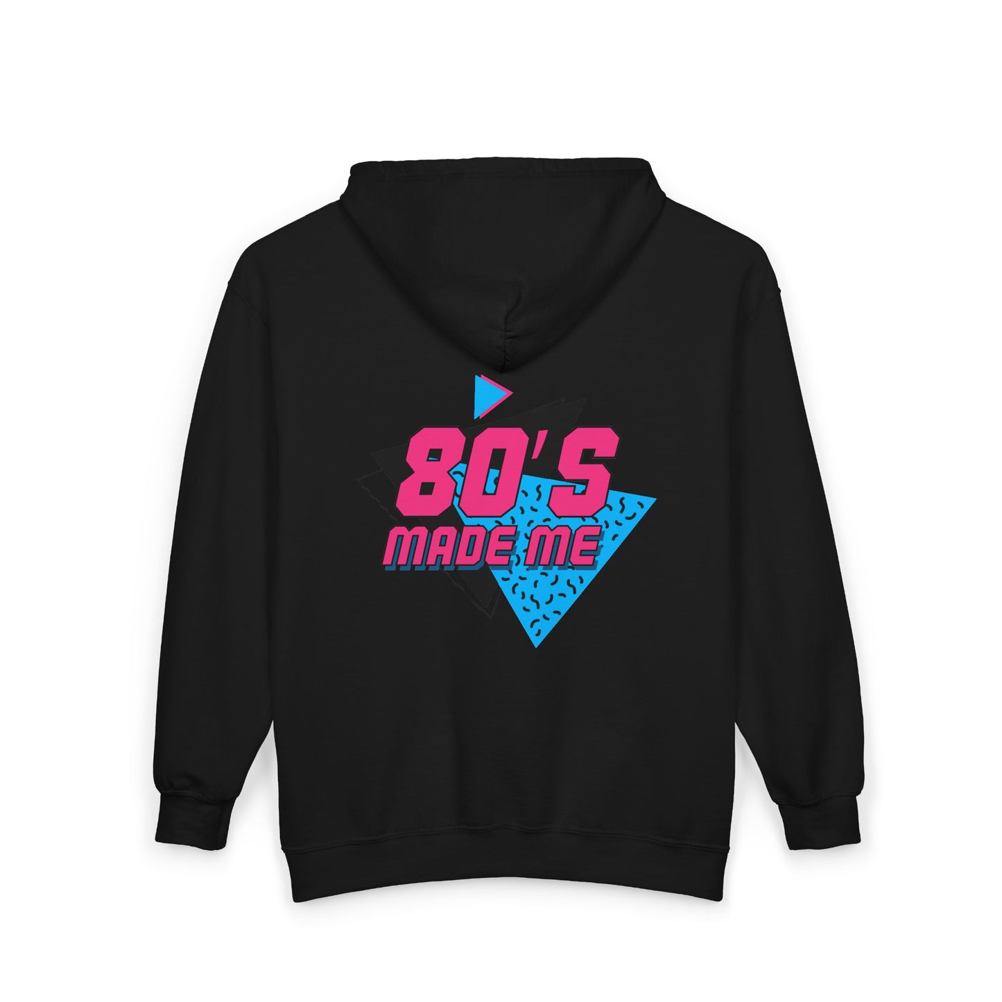 80's Made Me Adult Full Zip Sweatshirt - Hooded