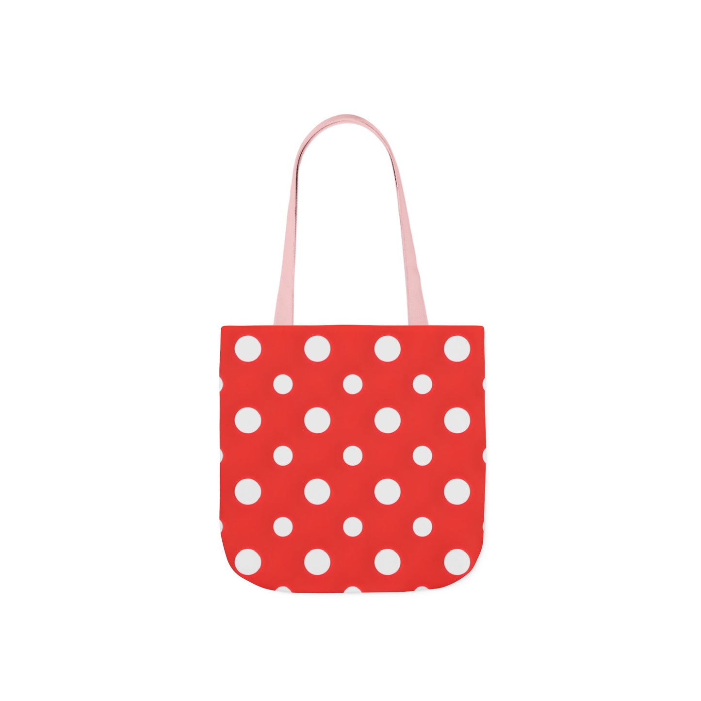 Reba's Red Polka Dot Canvas Tote Bag