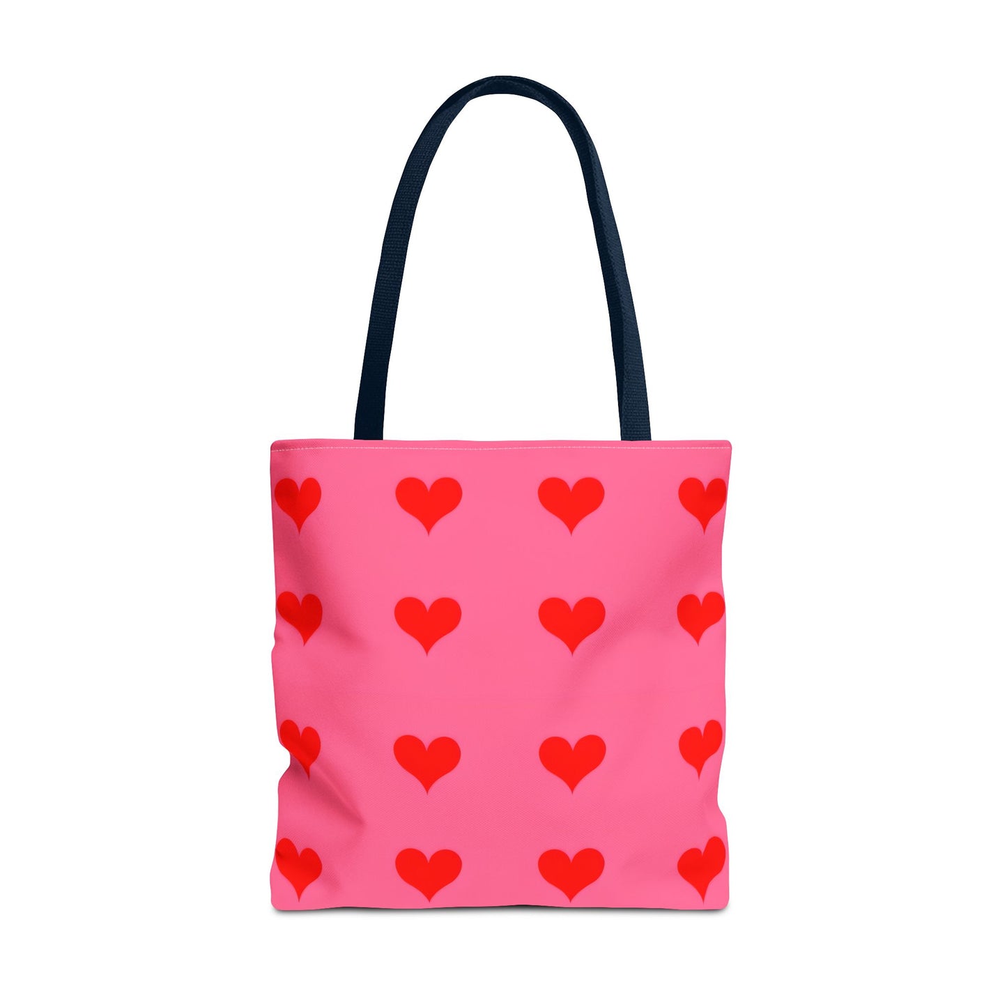Paisley's Pink & Red Heart Tote Bag