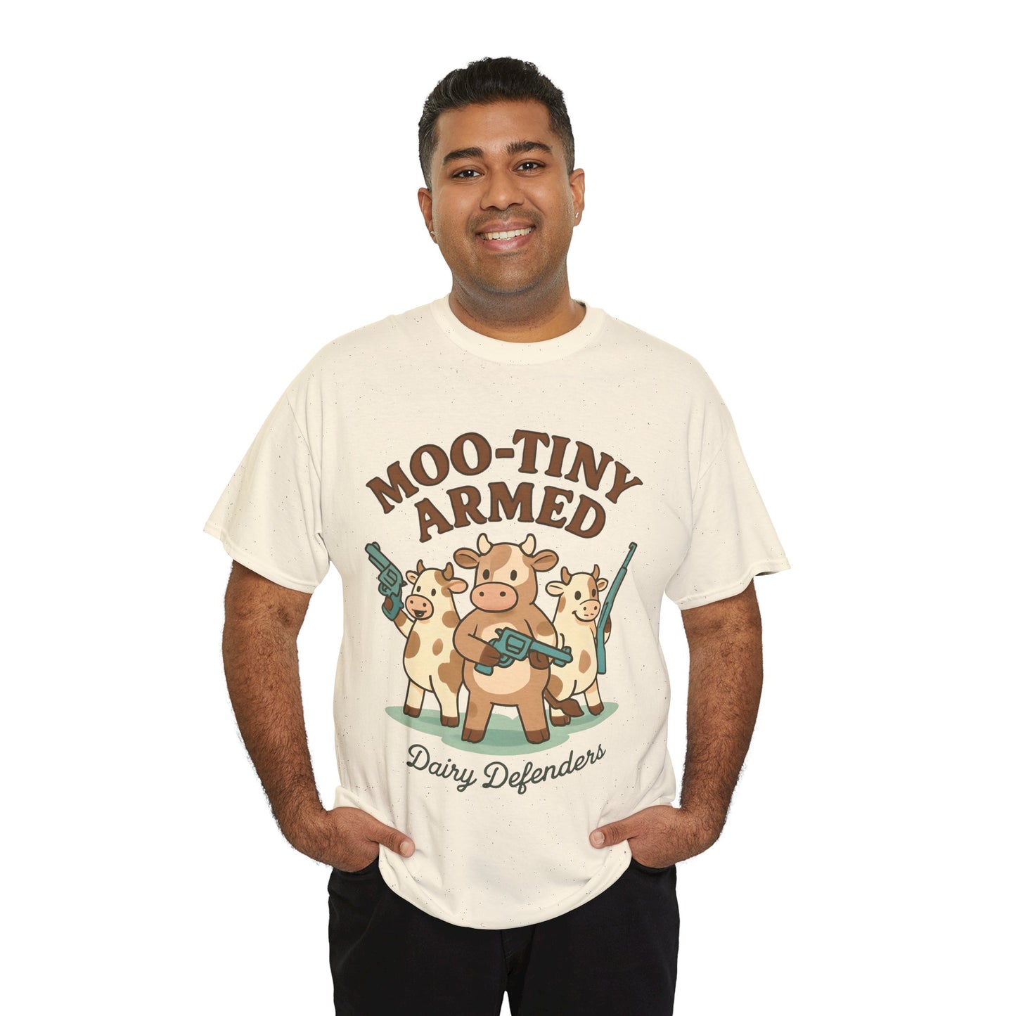 Mason's Moo-tiny Armed Dairy Defenders Adult Shirt