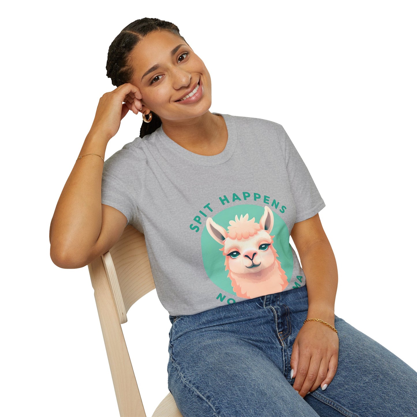 Tiz's Funny Llama Adult Shirt