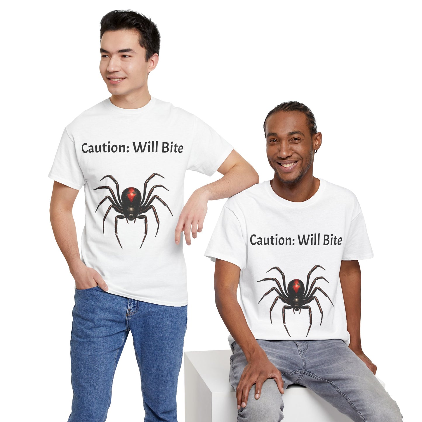 Cam's Caution: Will Bite Adult Shirt