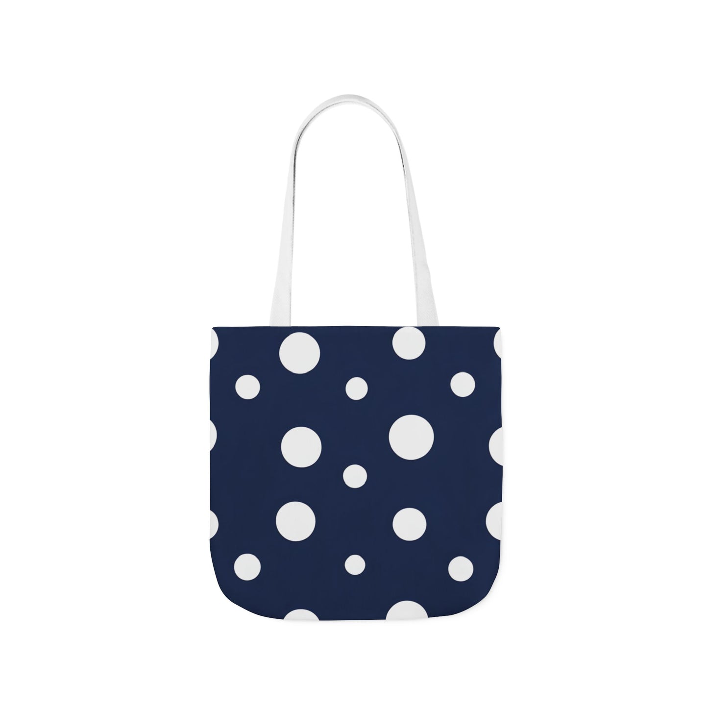Bonnie's Navy Polka Dot Tote Bag