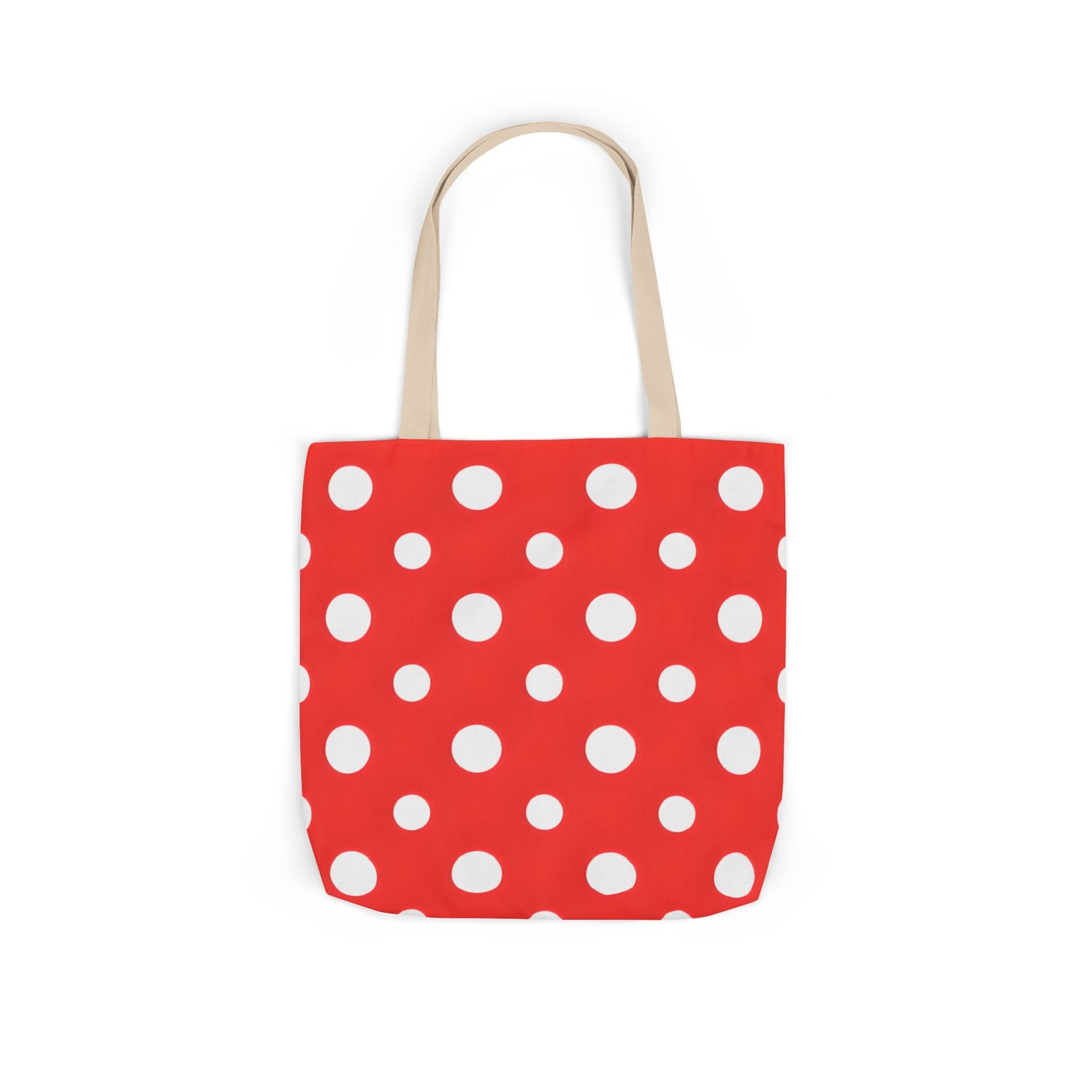 Reba's Red Polka Dot Canvas Tote Bag