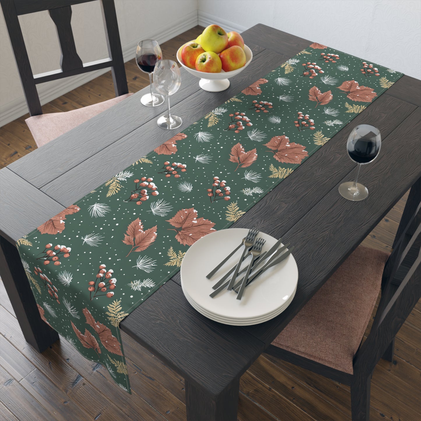 Fern's Festive Holiday Table Runner