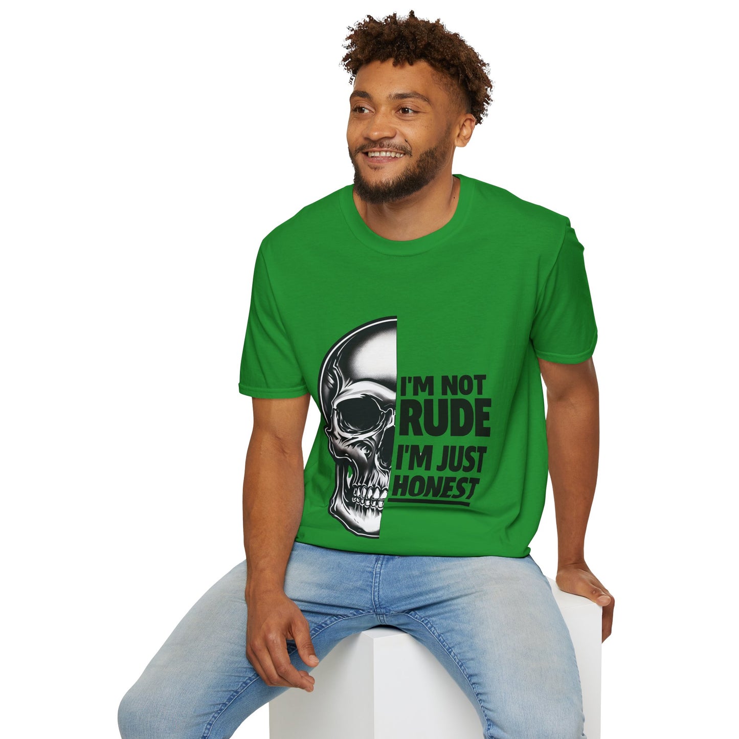 Rod's Rude Skull Graphic Adult Shirt