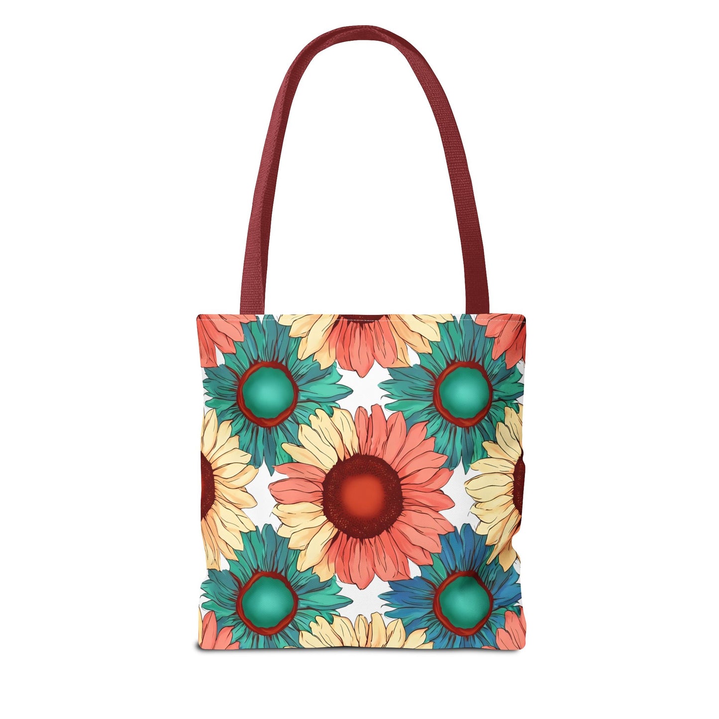 Coco's Colorful Sunflower Tote Bag