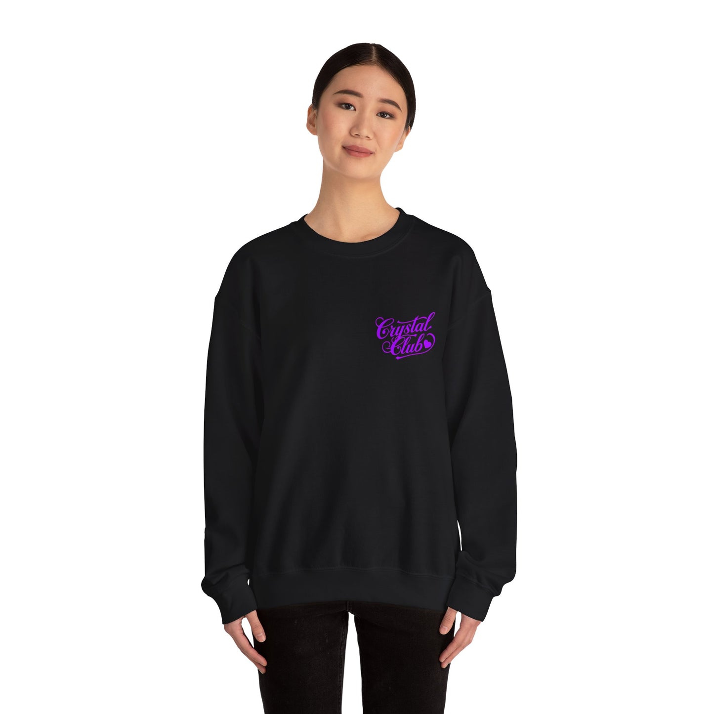 Purple Crystal Club Adult Sweatshirt - Crewneck