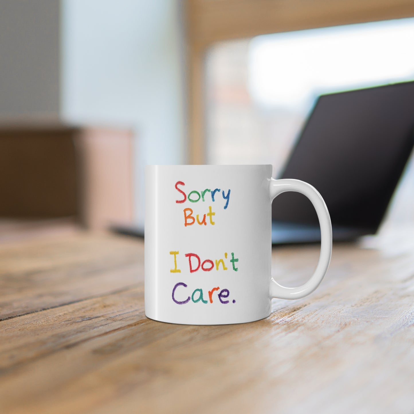 Daryl's Don't Care Ceramic Mug, Coffee Cup