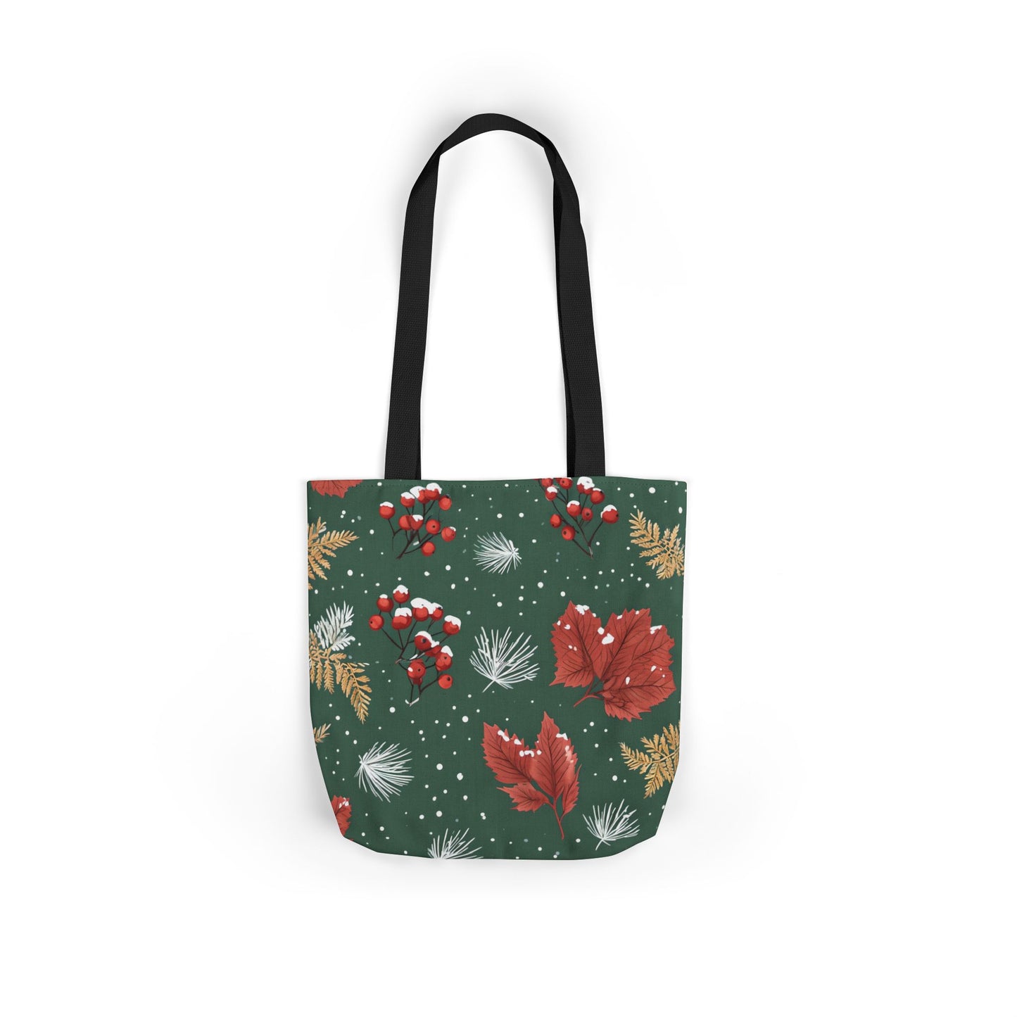 Holly's Holiday Floral Tote Bag