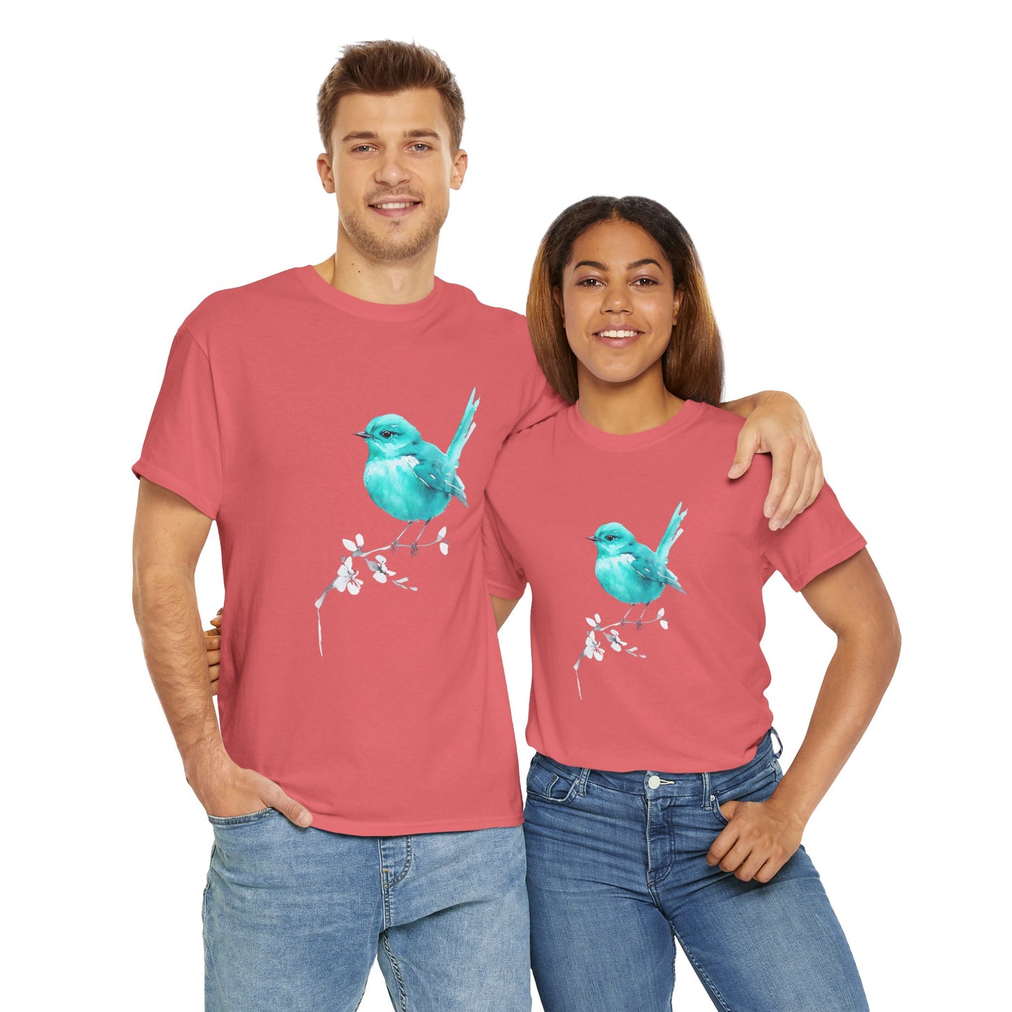Tommy's Turquoise Bird Adult Shirt
