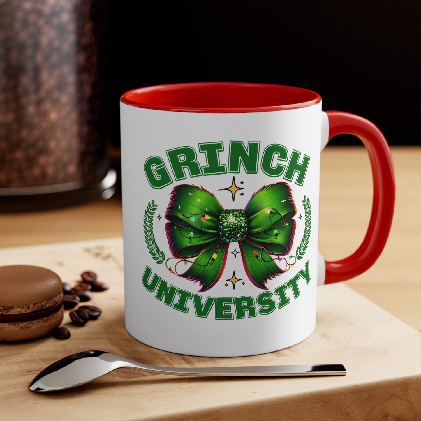 George's Grinch University Accent Ceramic Mug, Coffee Cup