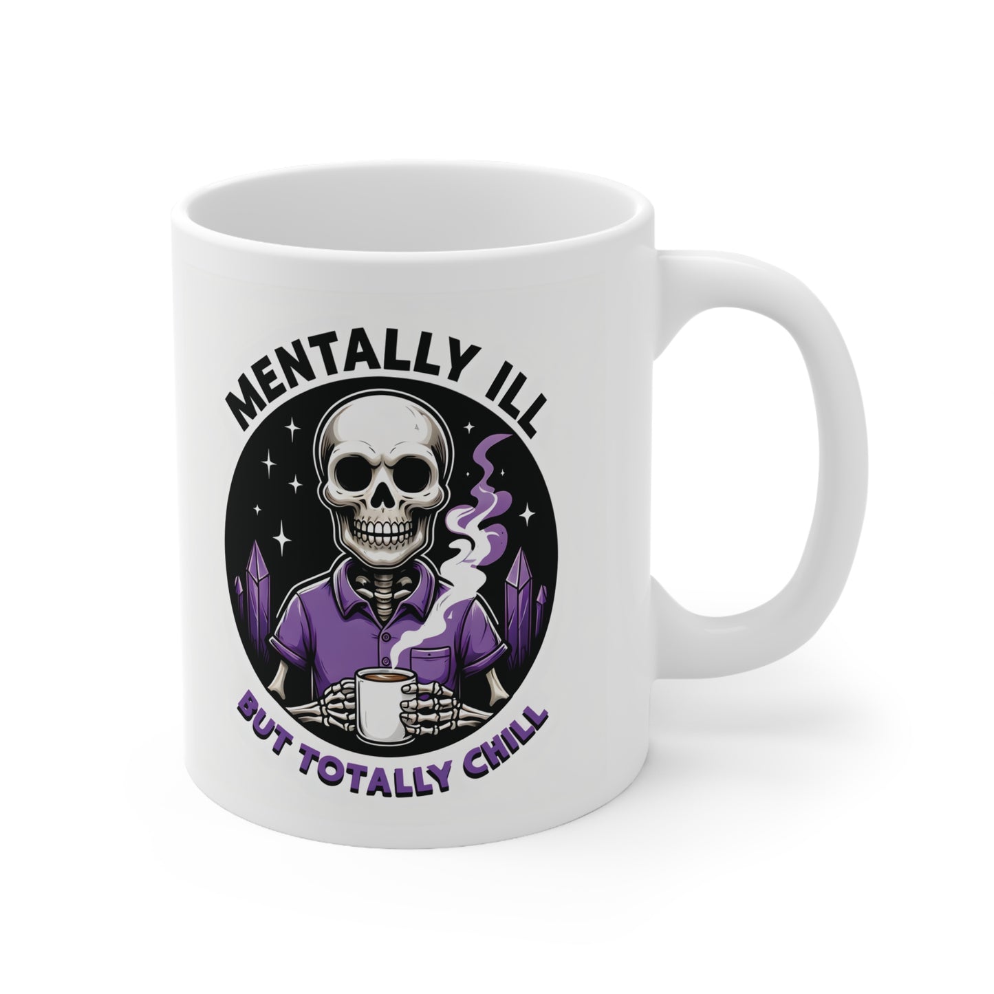 Lacey's skeleton Ceramic Mug, Coffee Cup
