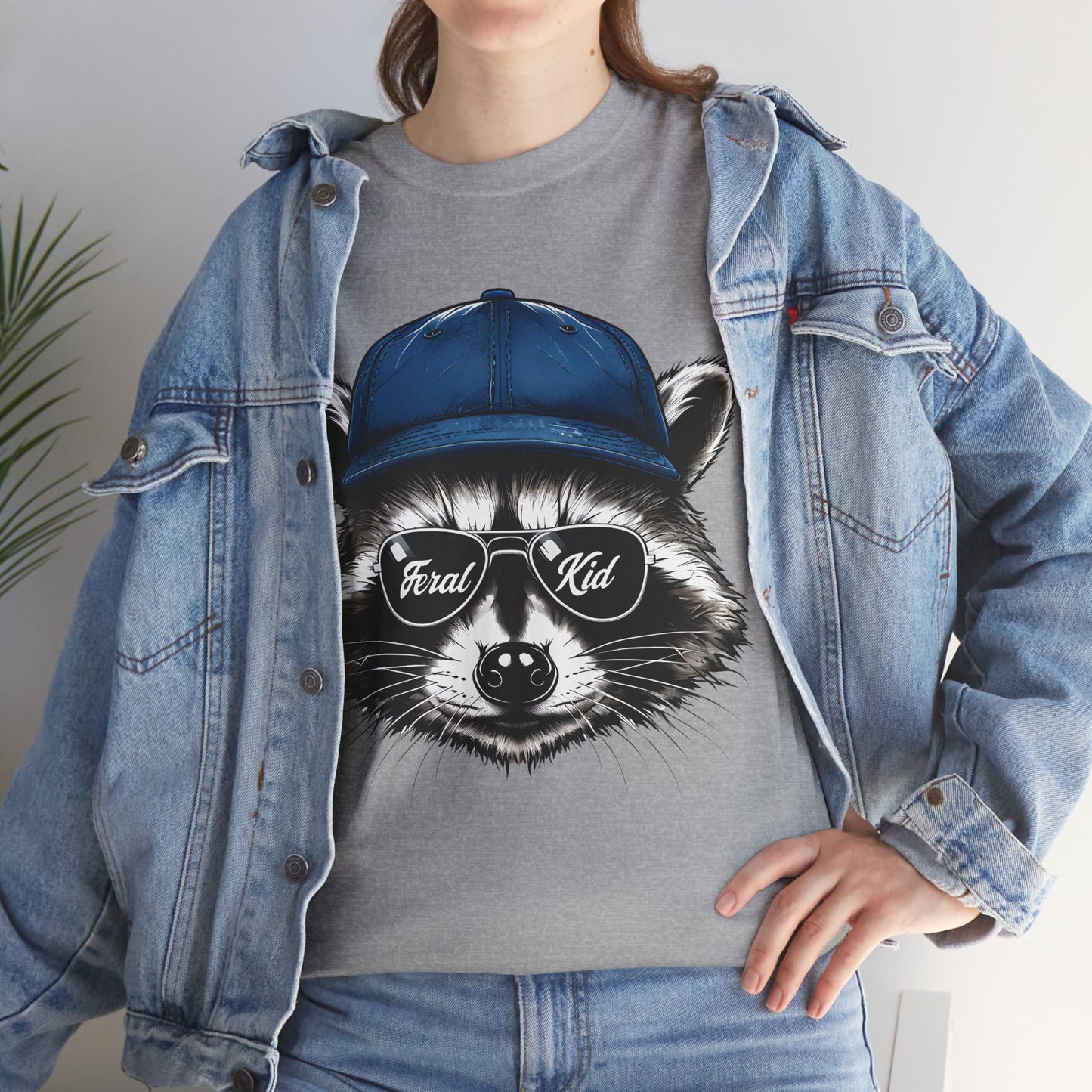 Foley's Feral Kid Raccoon Adult Shirt