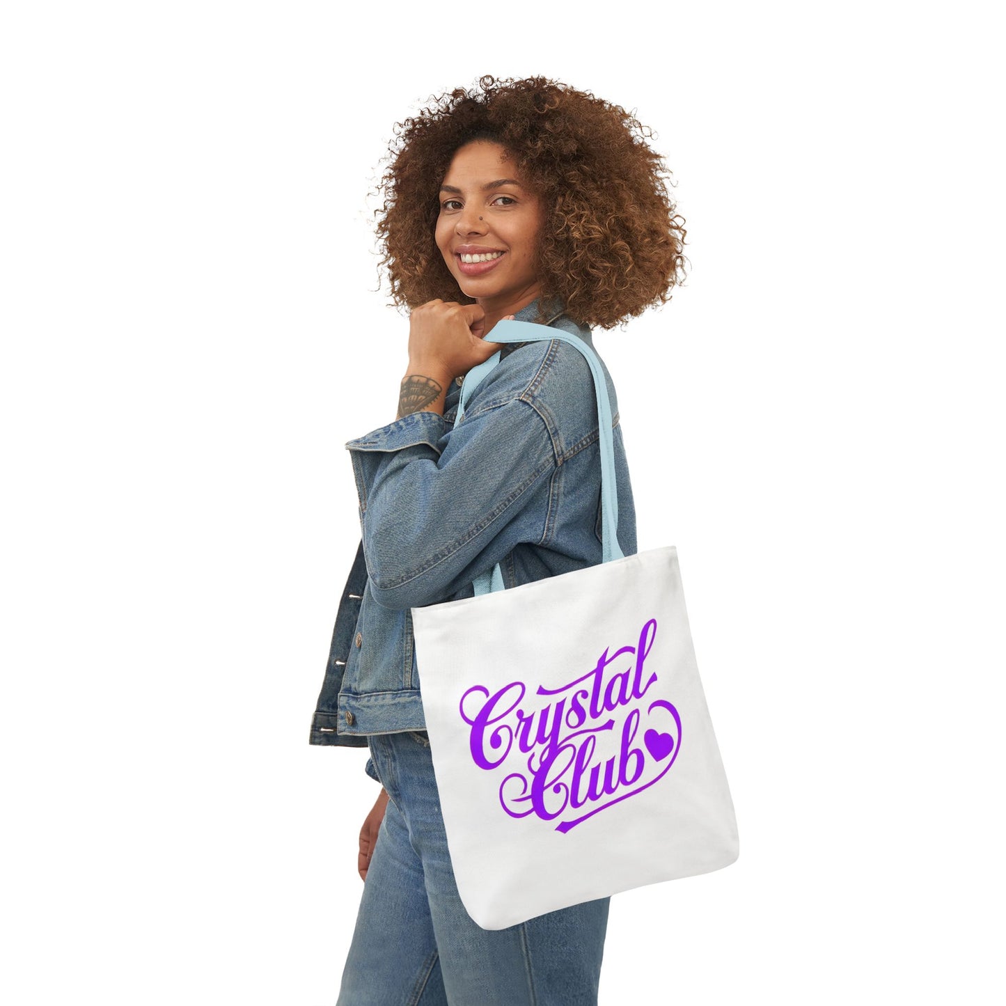 Purple Crystal Club Tote Bag