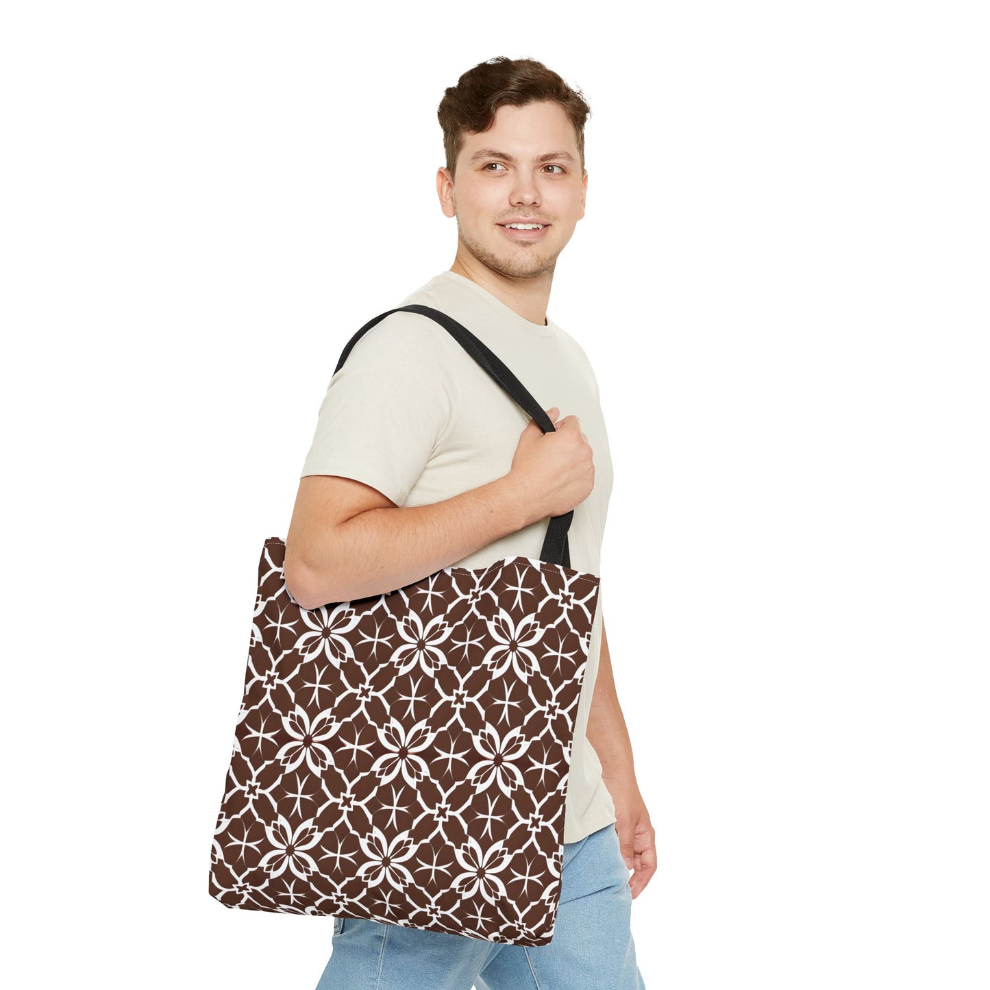 Brook's Brown Tile Tote Bag