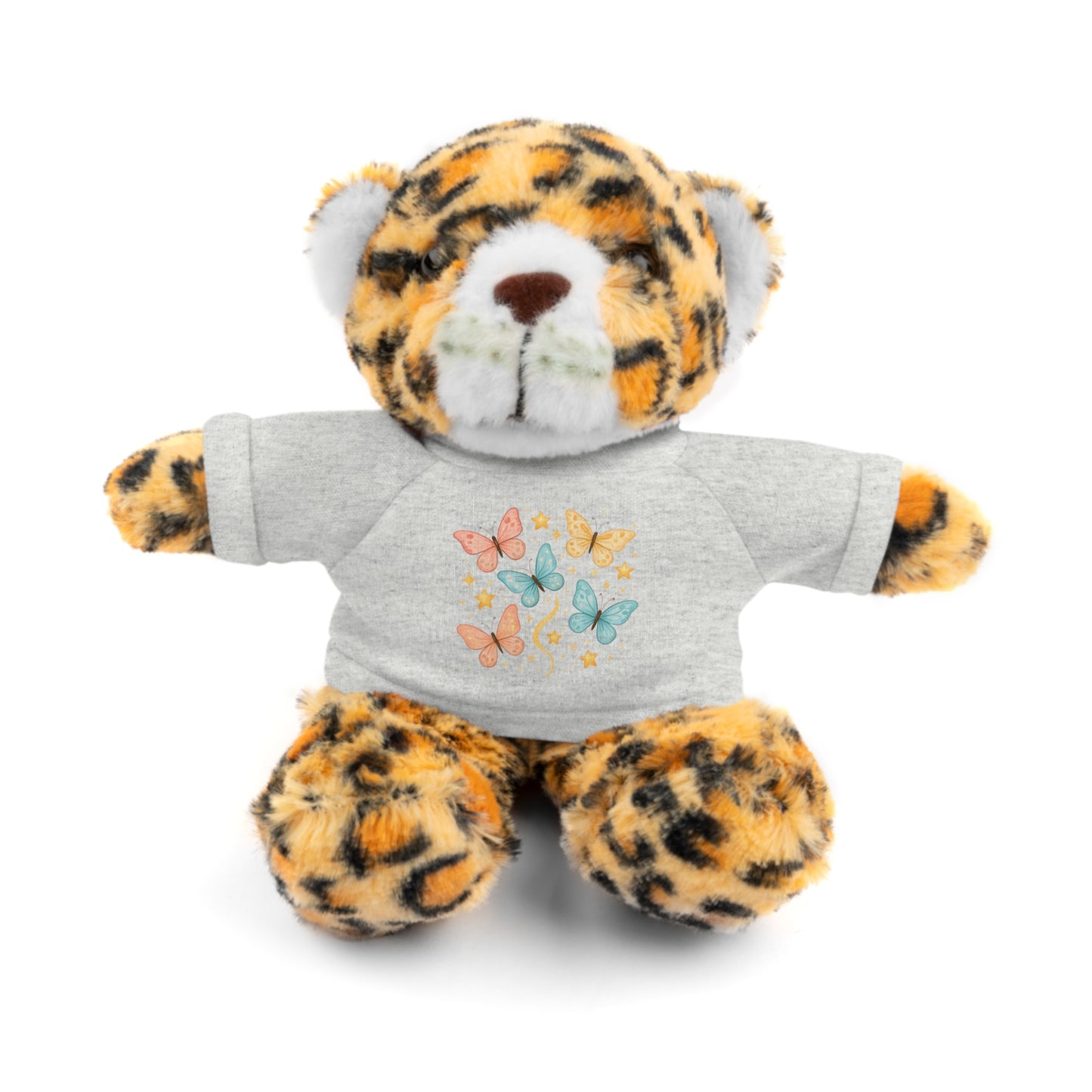 Butterfly & Stars Tee on Plush Animals