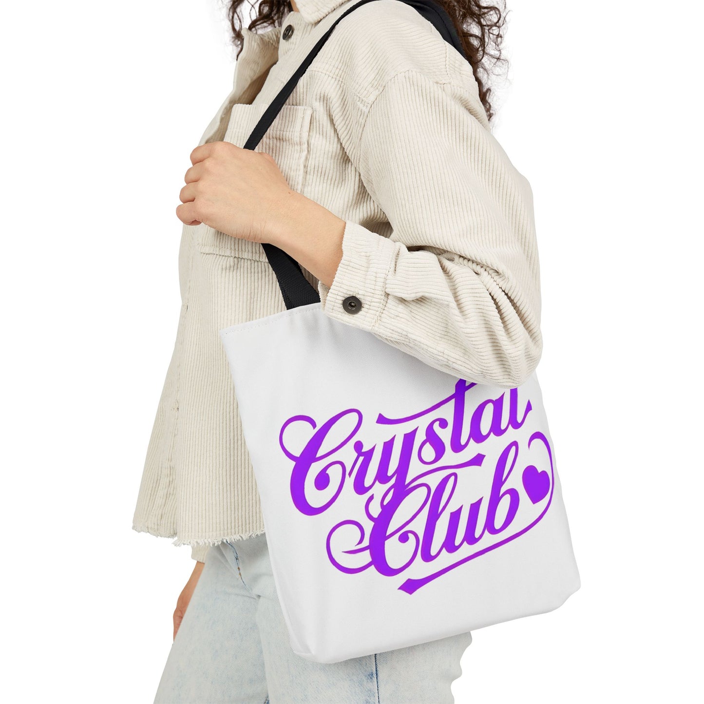 Purple Crystal Club Tote Bag