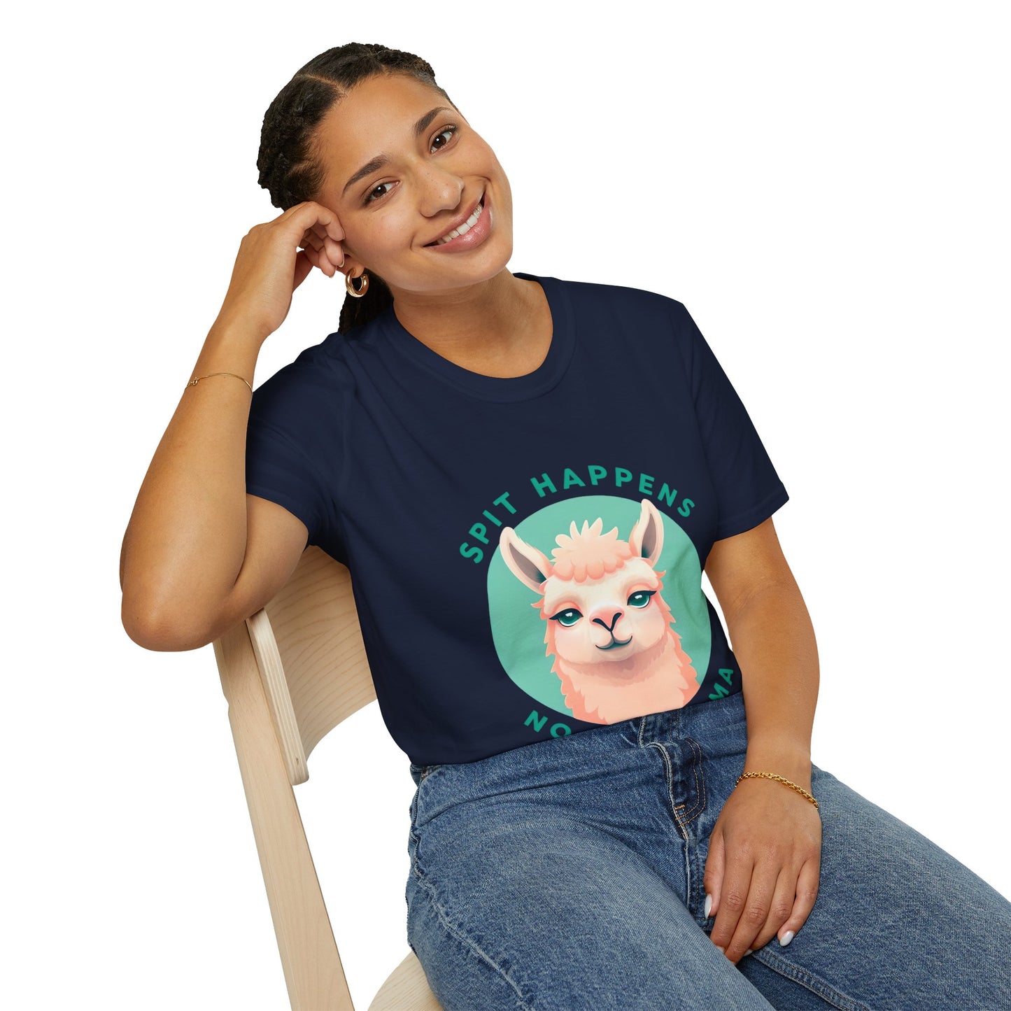 Tiz's Funny Llama Adult Shirt
