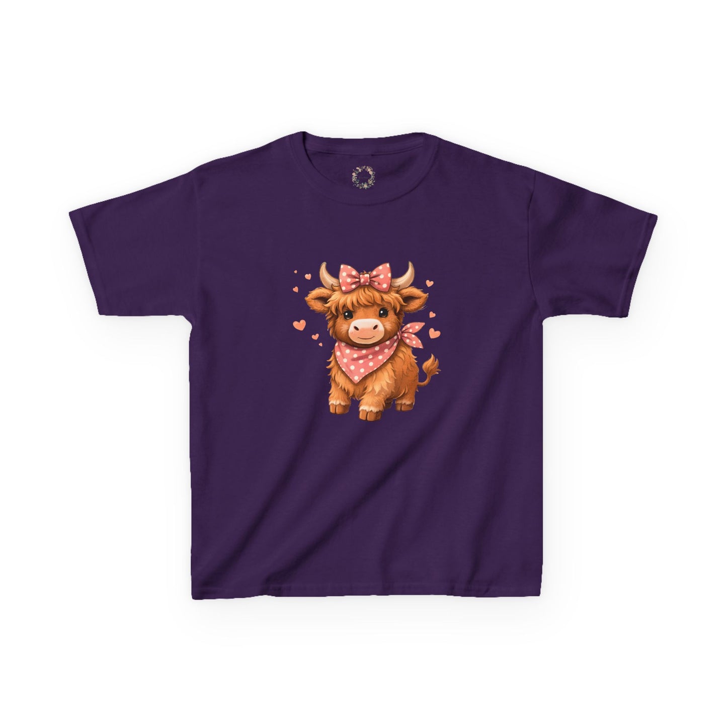 Harley's Highland Cow Youth Top