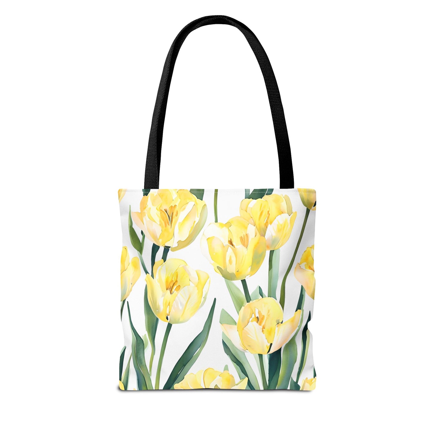 Yetta's Yellow Tulip Floral Tote Bag