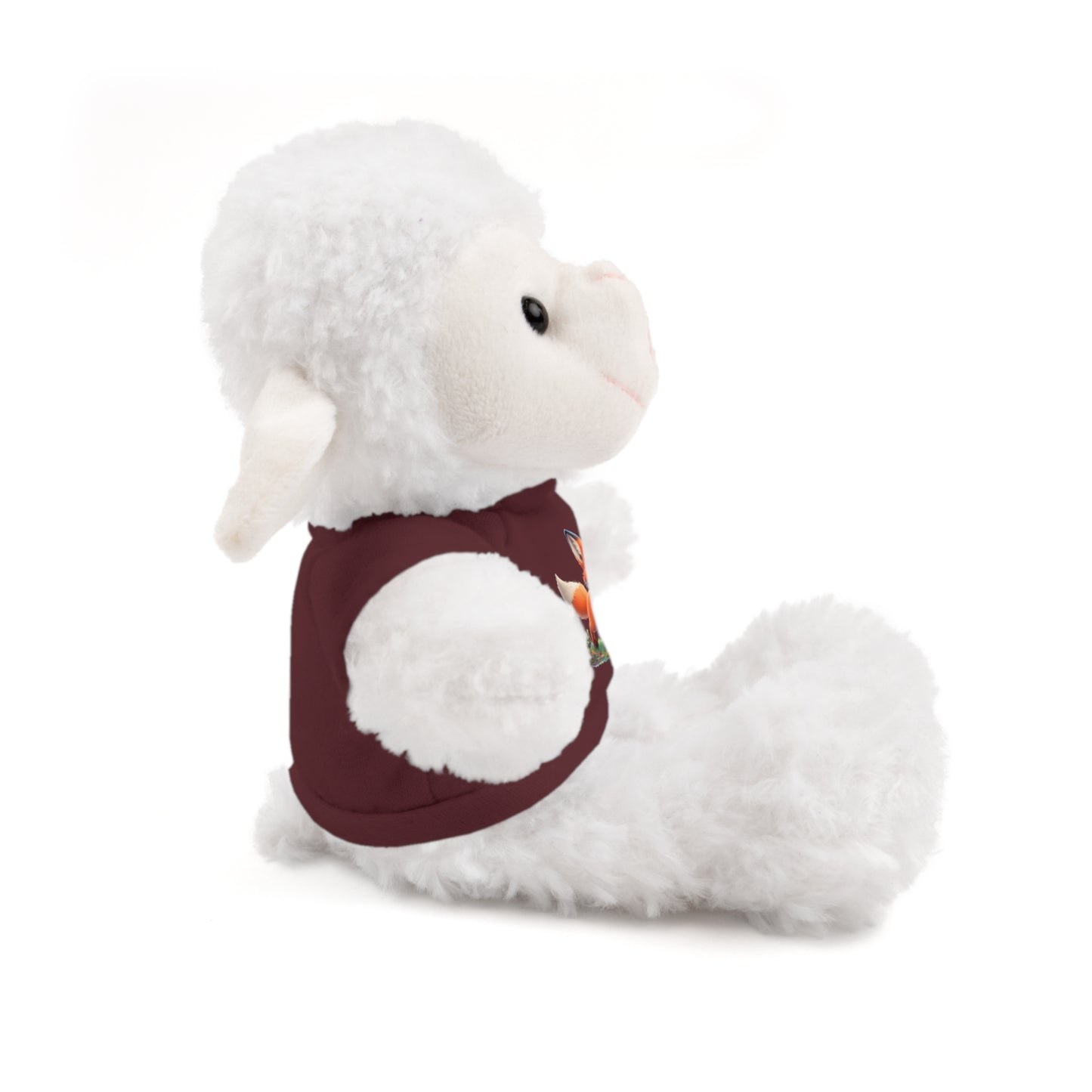 Fox On Tee Animal Plush