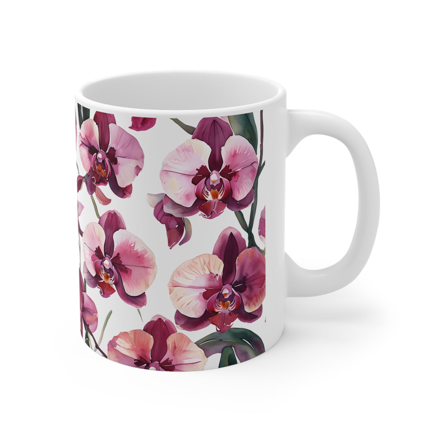 Odessa's Orchid Ceramic Mug, Coffee Cup