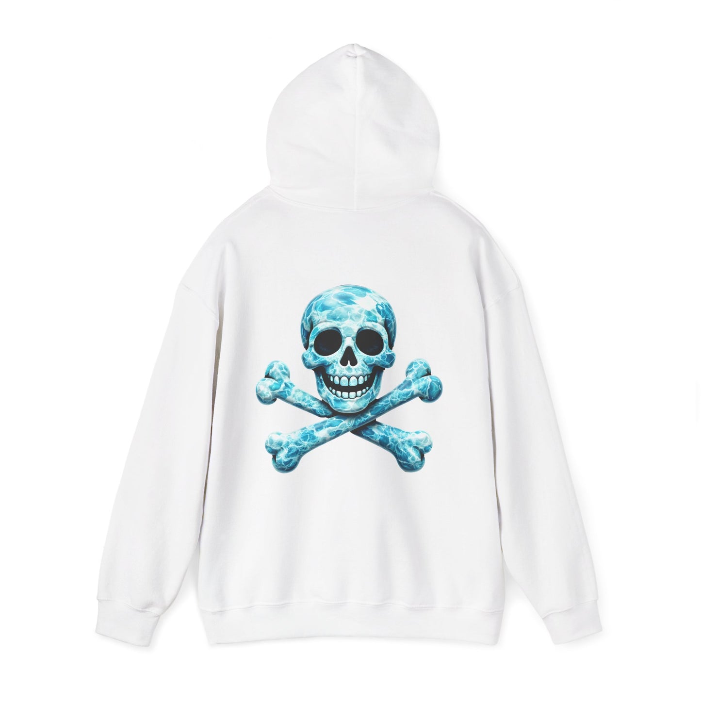 Blue Skull & Crossbones Adult Sweatshirt - Hooded
