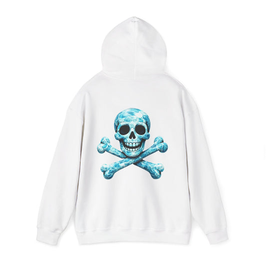 Blue Skull & Crossbones Adult Sweatshirt - Hooded