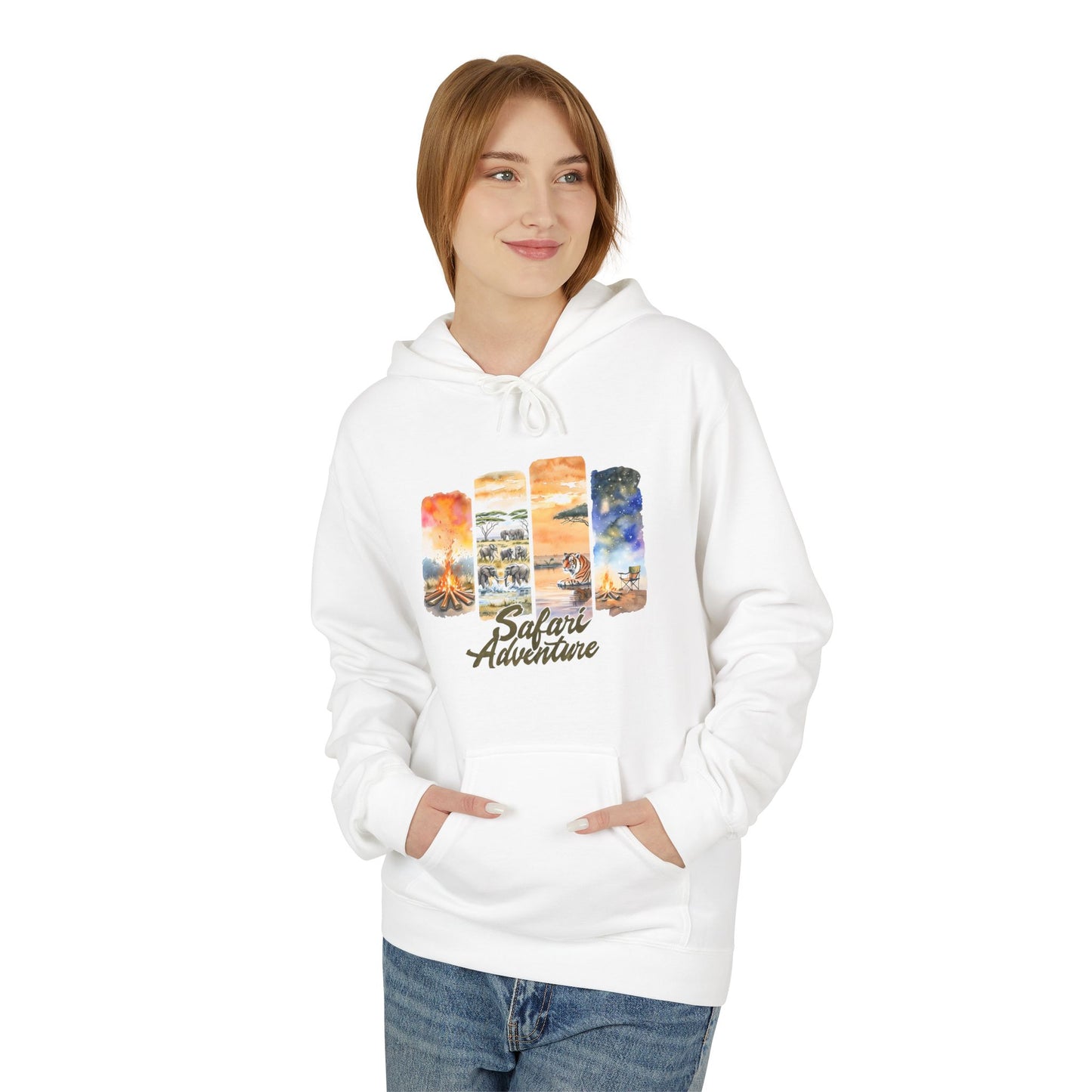 Simon's Safari Adventure Adult Fleece Hoodie