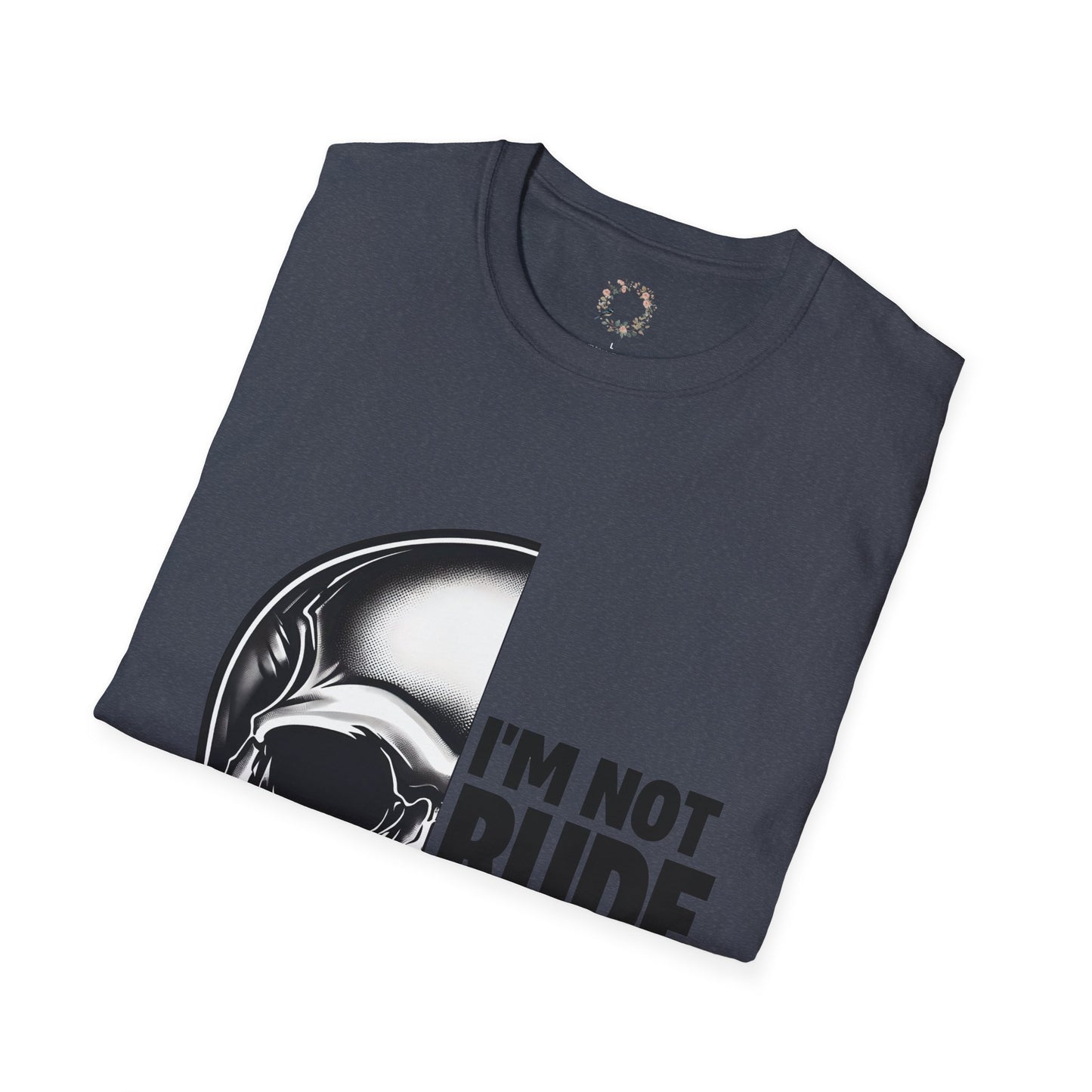 Rod's Rude Skull Graphic Adult Shirt