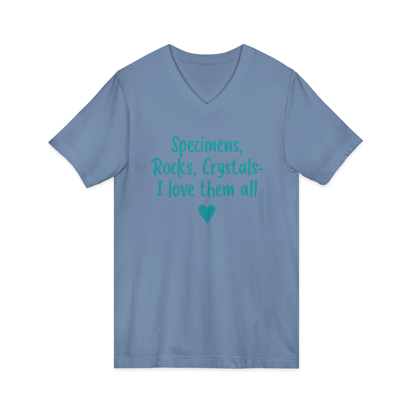 Coralie's Crystal Lover V-Neck Adult Shirt
