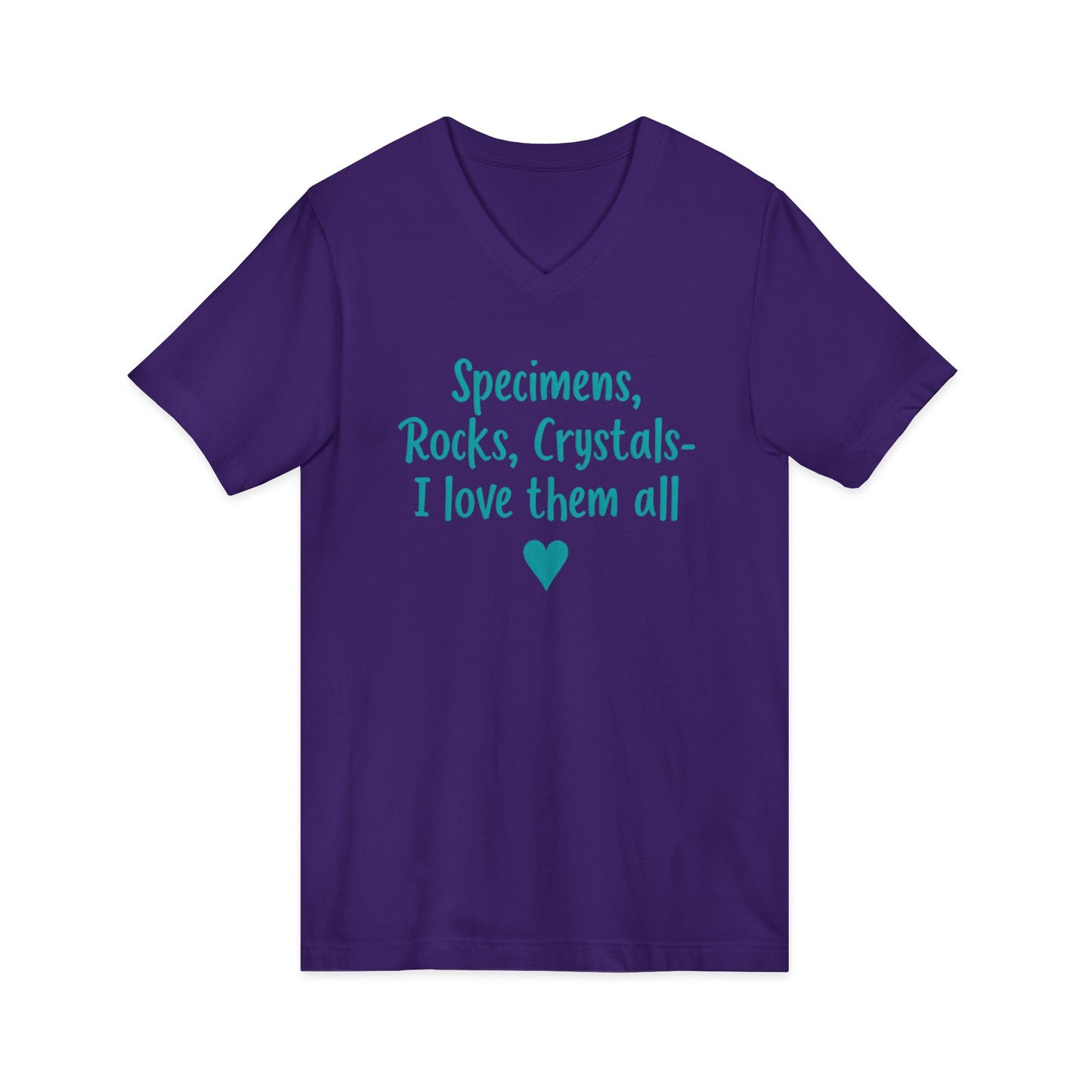Coralie's Crystal Lover V-Neck Adult Shirt