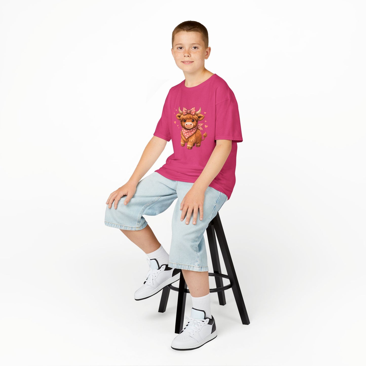 Harley's Highland Cow Youth Top